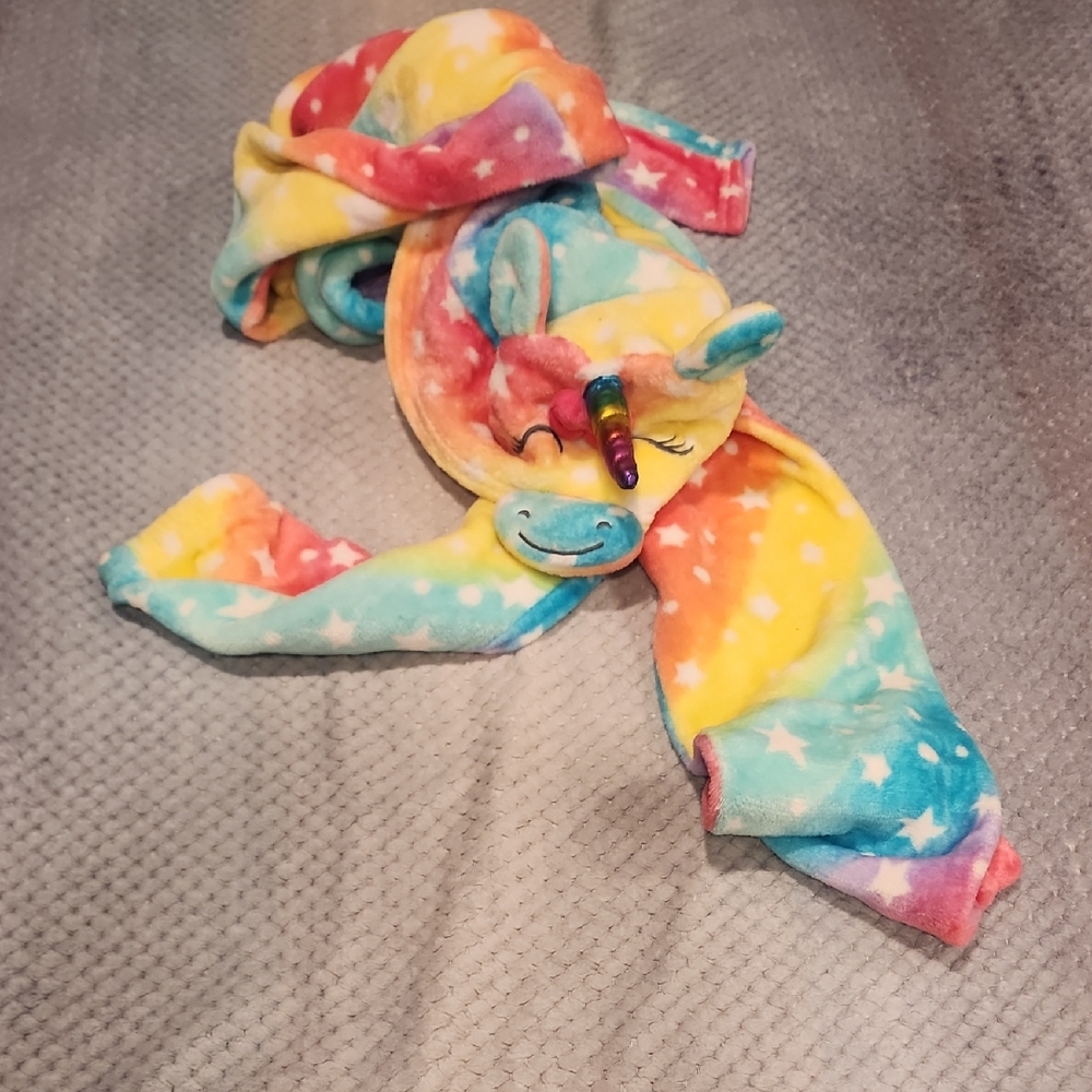 Cozy Kids Rainbow Unicorn Zippy Onsie